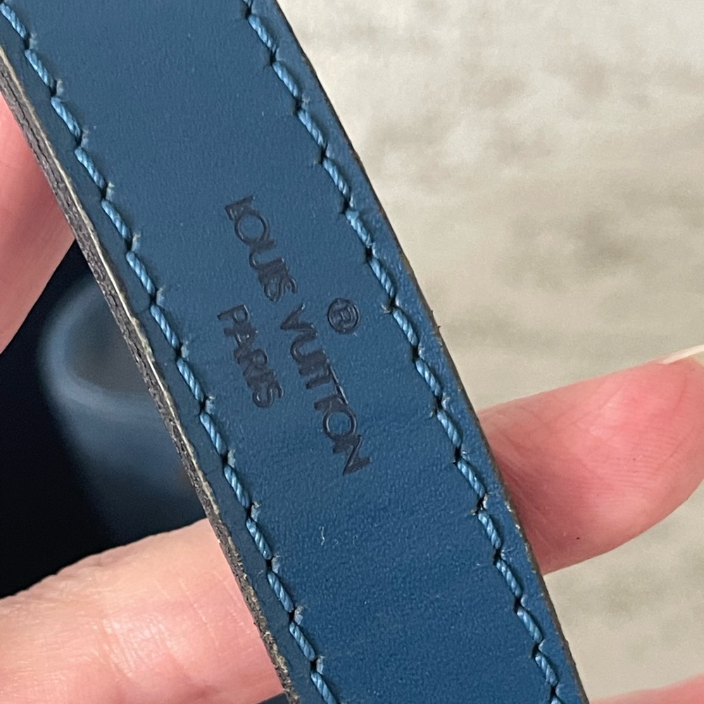 Louis Vuitton Blue Epi Noe MM Shoulder Bag - Picture 10 of 15